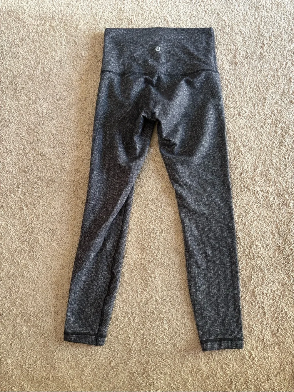 lululemon athletica Heathered Dark Gray High-Waist Leggings